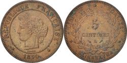 World Coins - Coin, France, Cérès, 5 Centimes, 1890, Paris, , Bronze, KM:821.1