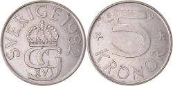 World Coins - Coin, Sweden, 5 Kronor, 1982