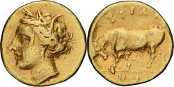 Ancient Coins - Sicily, Agathokles, 25 Litra, 317-289 BC, Syracuse, Gold, , SNG-Cop:752