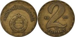 World Coins - Hungary, 2 Forint, 1970, Warsaw, Brass, , KM:591