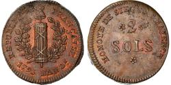 World Coins - Coin, German States, MAINZ, Friedrich Karl Josef, 2 Sols, 1793, Mayence