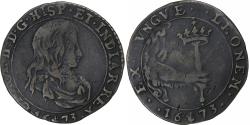 World Coins - Spanish Netherlands, Token, Charles II, 1673, Anvers, Copper,