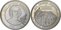 World Coins - France, Medal, Collection Panthéon, Jean-Jacques Rousseau, Copper-nickel