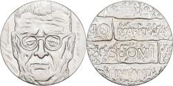 World Coins - Finland, 10 Markkaa, 1970, , Silver, KM:51