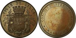 World Coins - France, Medal, Concours International de Sciences, Ville de Lille, 1879