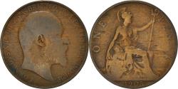 World Coins - Coin, Great Britain, Edward VII, Penny, 1905, , Bronze, KM:794.2