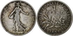 World Coins - Coin, France, Semeuse, Franc, 1898, Paris, , Silver, KM:844.1, Le