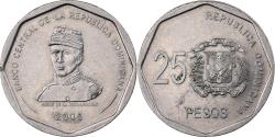 World Coins - Dominican Republic, 25 Pesos, 2008, Copper-nickel, , KM:107