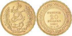 World Coins - Coin, Tunisia, Ali Bey, 20 Francs, 1897, Paris, , Gold, KM:227