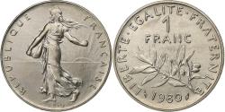 World Coins - France, Franc, Semeuse, 1980, MDP, série FDC, Nickel,