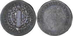 World Coins - Coin, France, 2 Sols, 1793, , Bronze, Gadoury:66