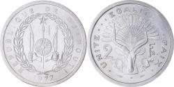 World Coins - Coin, Djibouti, 2 Francs, 1977, Paris, ESSAI, , Aluminum, KM:E2