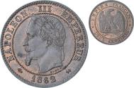 World Coins - France, Napoleon III, 2 Centimes, 1862, Bordeaux, , Bronze, KM:796.6