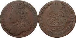 World Coins - Coin, Austrian Netherlands, Charles VI, Liard, Oord, 1712, Brussels,