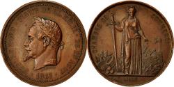 World Coins - France, Medal, Napoléon III, Visite de la Chambre de Commerce de Lille, 1867