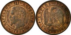 World Coins - Coin, France, Napoleon III, Napoléon III, Centime, 1854, Bordeaux,