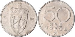 World Coins - Coin, Norway, 50 Öre, 1985