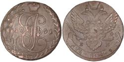 World Coins - Coin, Russia, Catherine II, 5 Kopeks, 1791, Ekaterinbourg, , Copper