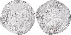 World Coins - Coin, France, Charles VI, Blanc Guénar, Paris, , Billon, Duplessy:377C
