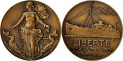 World Coins - France, Medal, Compagnie Générale Transatlantique, Liberté, Vernon
