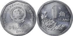 World Coins - Coin, CHINA, PEOPLE'S REPUBLIC, Jiao, 1993