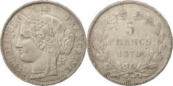 World Coins - Coin, France, Cérès, 5 Francs, 1870, Bordeaux, , Silver, KM:818.4