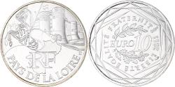 World Coins - France, 10 Euro, 2011, Paris, Pays De La Loire, , Silver, KM:1746