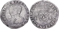 World Coins - France, Charles IX, Teston, 1564, Bayonne, Silver, , Gadoury:431