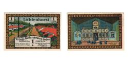 World Coins - Banknote, Germany, Lichtenhorst, 1 Mark, chapelle, UNC(65-70), Mehl:797.1
