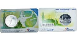World Coins - Netherlands, 5 Euro, 2013, 100 years of the PeacePalace. FDC, , Silver