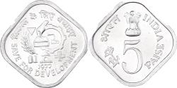 World Coins - Coin, India, 5 Paise, 1922