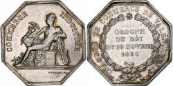 World Coins - France, Token, Chambre de Commerce de Valenciennes, 1836, Silver, Domard