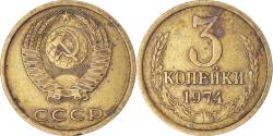World Coins - Coin, Russia, 3 Kopeks, 1974