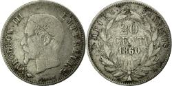 World Coins - Coin, France, Napoleon III, Napoléon III, 20 Centimes, 1860, Paris,