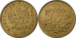 World Coins - Poland, 5 Groszy, 2005, Warsaw, Brass, , KM:278
