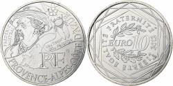 World Coins - France, 10 Euro, Euros des régions, Provence Alpes Côte d'Azur, 2012, Silver