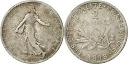 World Coins - Coin, France, Semeuse, 2 Francs, 1898, Paris, , Silver, KM:845.1