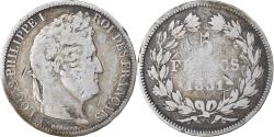 World Coins - Coin, France, Louis-Philippe, 5 Francs, 1831, Rouen, , Silver
