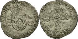 World Coins - Coin, France, Douzain aux croissants, 1551, Cremieu, , Silver