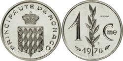 World Coins - Coin, Monaco, Rainier III, Centime, 1976, Paris, ESSAI, , Stainless