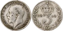 World Coins - Great Britain, George V, 3 Pence, 1918, , Silver, KM:813