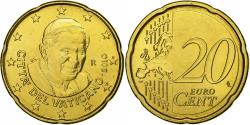 World Coins - Vatican, Benedict XVI, 20 Euro Cent, 2010, Rome, Nordic gold, , KM:386