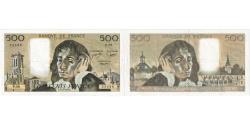 World Coins - France, 500 Francs, Pascal, 1978-10-05, P.96, AU(50-53)