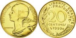 World Coins - Coin, France, Marianne, 20 Centimes, 1999, Paris, , Aluminum-Bronze