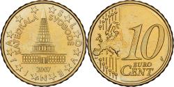 World Coins - Slovenia, 10 Euro Cent, 2007, Brass, , KM:71