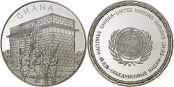 World Coins - France, Medal, Nations Unies, Ghana, Silver,
