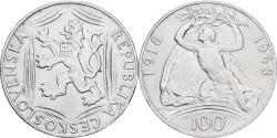 World Coins - Czechoslovakia, 100 Korun, 1948, Silver, , KM:27