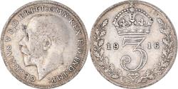 World Coins - Coin, Great Britain, George V, 3 Pence, 1916, , Silver, KM:813
