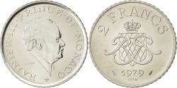World Coins - Coin, Monaco, 2 Francs, 1979, , Nickel, KM:E71, Gadoury:151