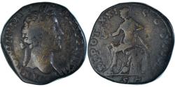 Ancient Coins - Coin, Antoninus Pius, Sestertius, 157-158, Rome, , Bronze, RIC:979A